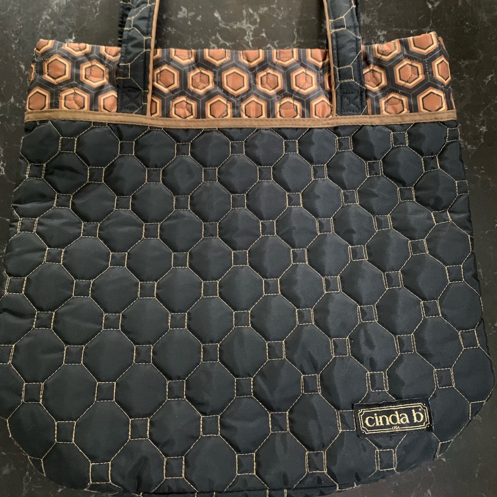 Cinda b Shopping Tote - Tortise Shell Print